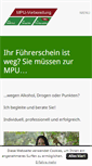 Mobile Screenshot of mpu-berlin.net