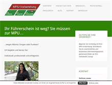 Tablet Screenshot of mpu-berlin.net